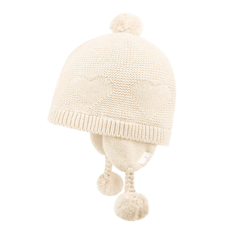 Toshi Organic Earmuff Beanie - Heart | Feather