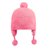 Toshi Organic Earmuff Beanie - Heart | Fuschia