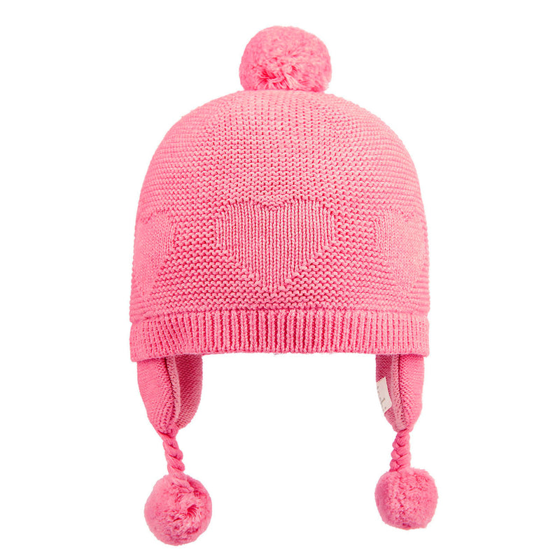 Toshi Organic Earmuff Beanie - Heart | Fuschia