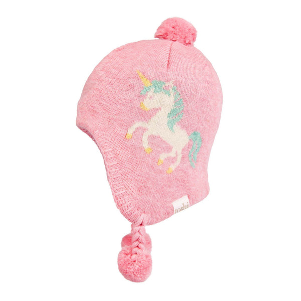 Toshi Organic Earmuff Beanie - Storytime | Unicorn