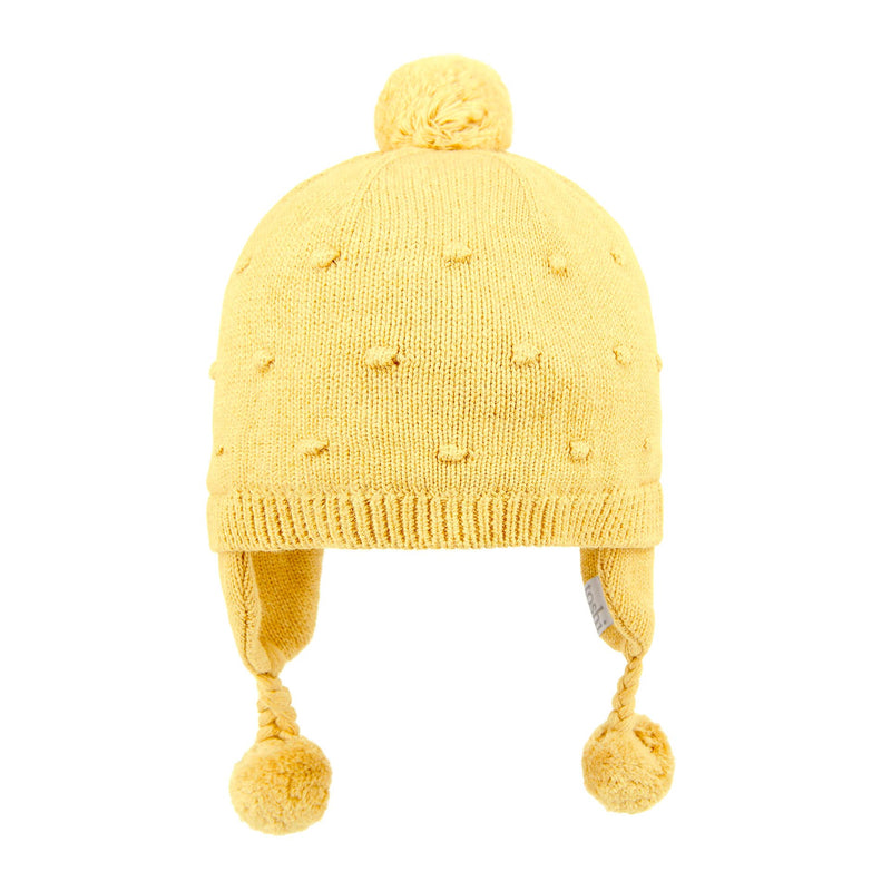 Toshi Organic Earmuff Beanie - Popcorn | Banana