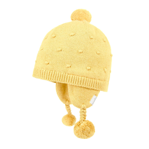 Toshi Organic Earmuff Beanie - Popcorn | Banana