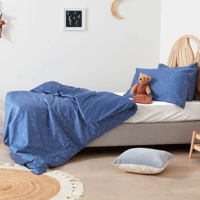 ergoPouch Organic Fitted Single Sheet - Grey Marle I Tog 0.2
