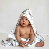 Organic Hooded Baby Towel - Eucalypt