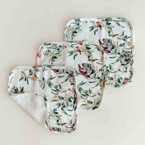 Organic Wash Cloths - Eucalypt (3pk)