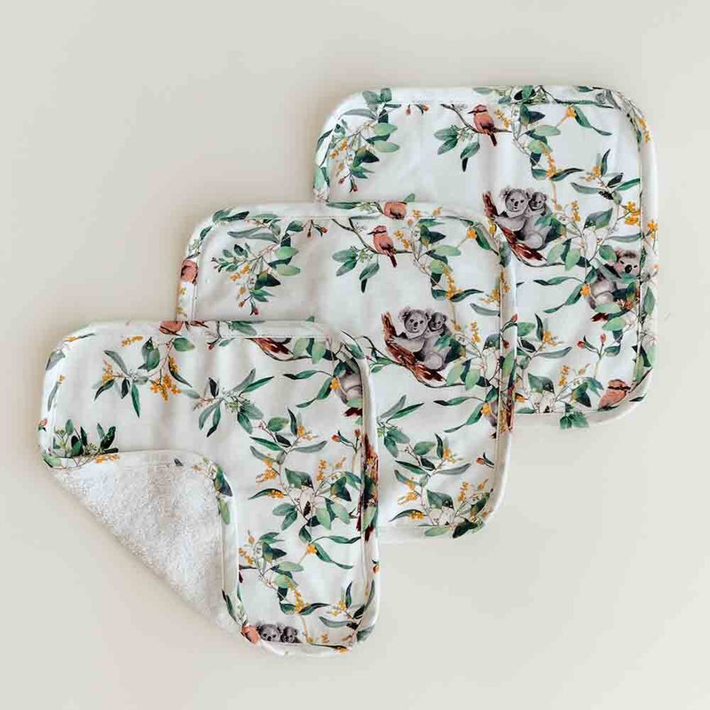 Organic Wash Cloths - Eucalypt (3pk)