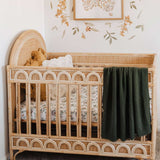 Snuggle Hunny Fitted Cot Sheet - Eucalypt