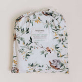 Snuggle Hunny Fitted Cot Sheet - Eucalypt
