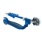 Globber FLOW FOLDABLE JUNIOR with Lights - Navy Blue/Sky Blue