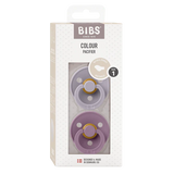 BIBS Pacifier - Colour | Latex | Anatomical | Fossil Grey/Mauve