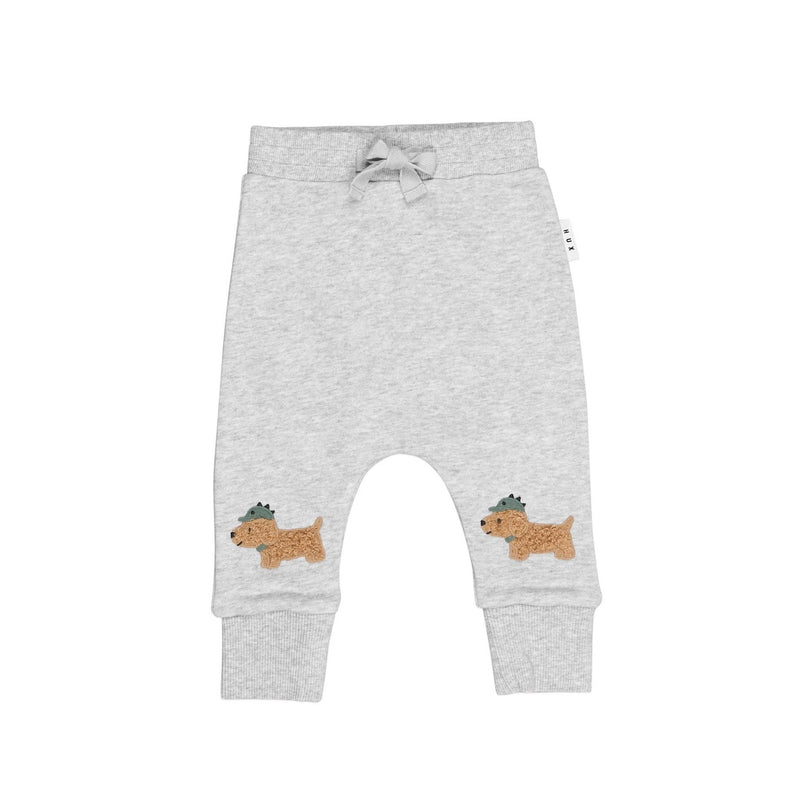 Furry Dino Dog Drop Crotch Pant