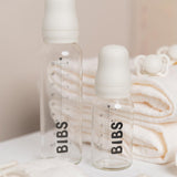 BIBS 225ml Glass Bottle Set - Ivory