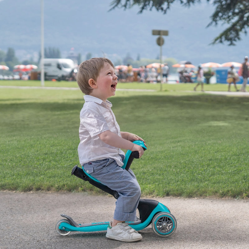 Globber GO UP Deluxe Convertible Scooter - Teal