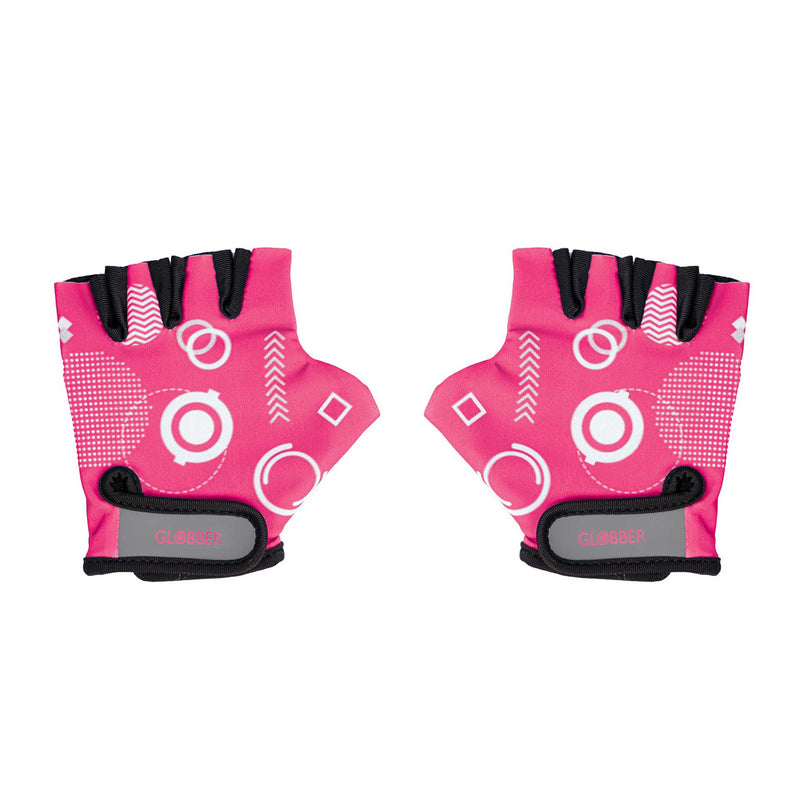 Globber Toddler Gloves (XS) - Fuchsia Shapes