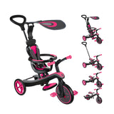 Globber EXPLORER Trike 4 in 1 - Fuchsia Pink