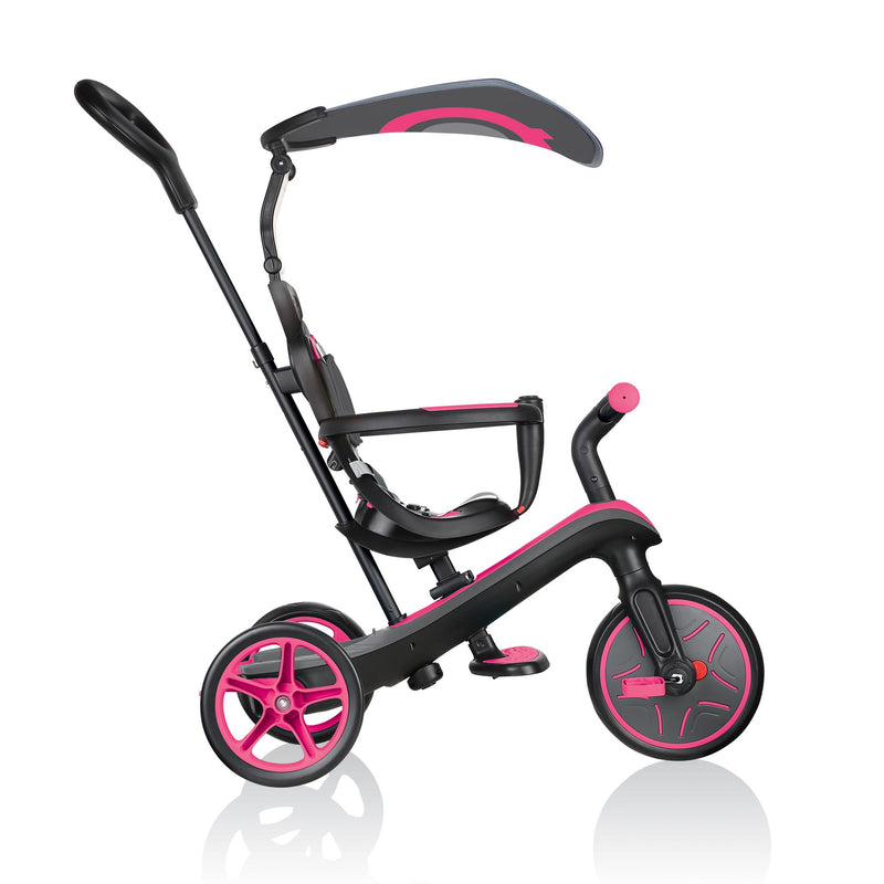 Globber EXPLORER Trike 4 in 1 - Fuchsia Pink