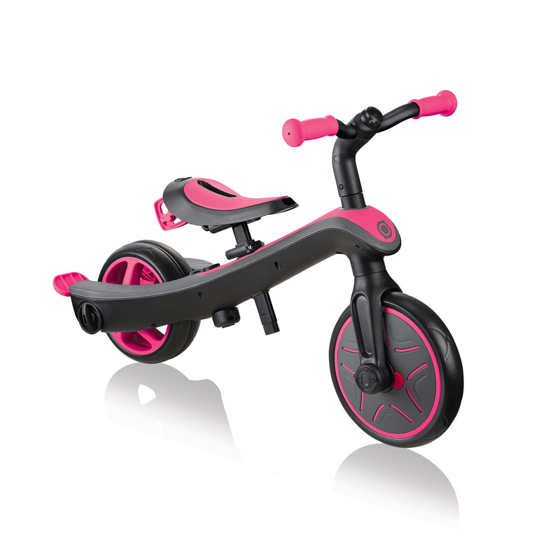 Globber EXPLORER Trike 4 in 1 - Fuchsia Pink