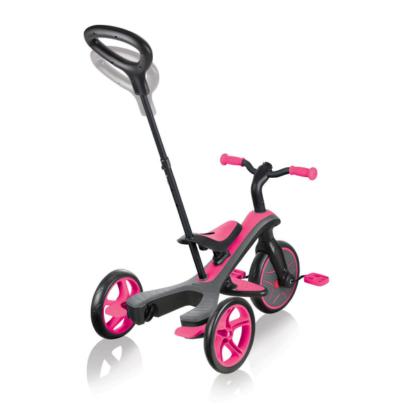 Globber EXPLORER Trike 4 in 1 - Fuchsia Pink