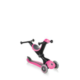 Globber GO UP Deluxe Convertible Scooter - Deep Pink