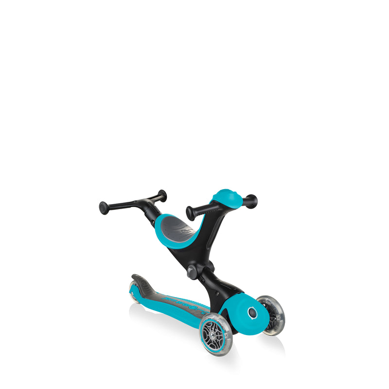 Globber GO UP Deluxe Convertible Scooter - Teal