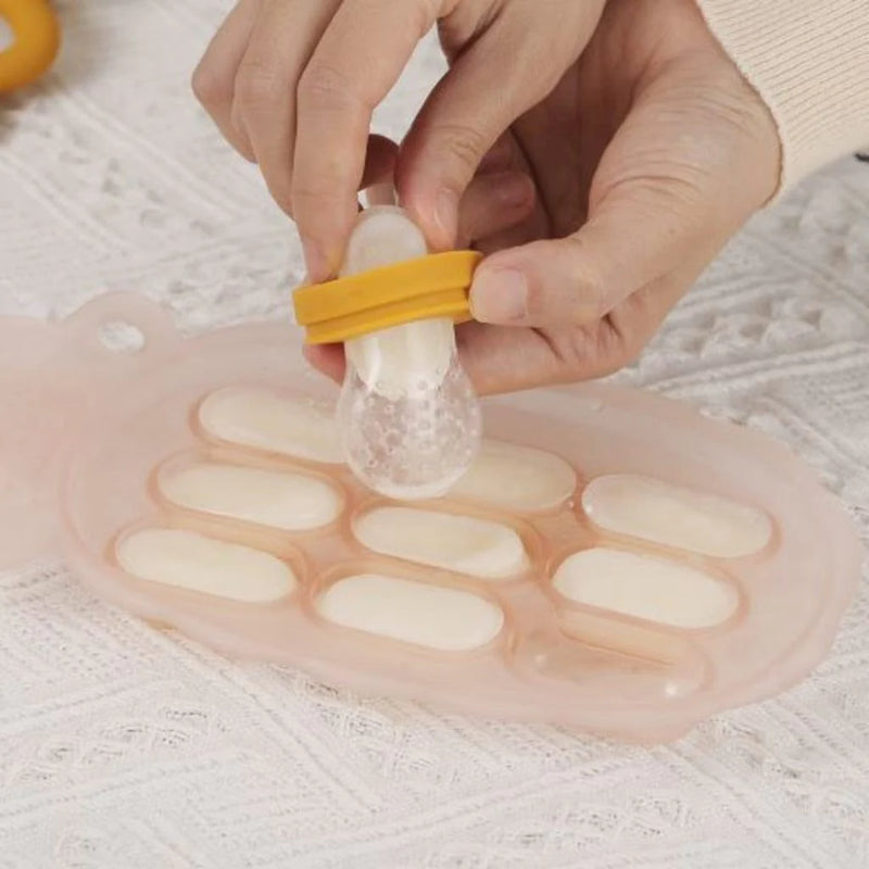 Haakaa Silicone Pineapple Nibble Tray - Blush