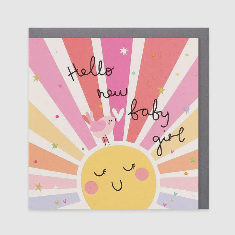 Belly Button Designs Card - Baby Girl