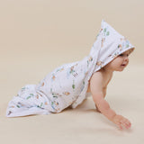 Organic Hooded Baby Towel - Duck Pond