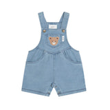 Huxbear Knit Denim Short Overalls