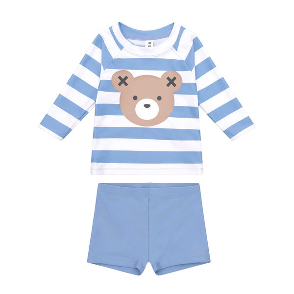 Huxbear Stripe Swim Set