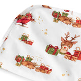 Snuggle Hunny Stretch Baby Wrap & Beanie Set - Reindeer