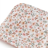 Snuggle Hunny Baby Jersey Wrap & Topknot Set - Spring Floral
