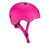 Globber Kids Helmet with Flashing LED Light XS\S (51-55cm) - Deep Pink