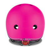 Globber Kids Helmet with Flashing LED Light XS\S (51-55cm) - Deep Pink