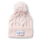 Organic Knit Beanie - Blush Pink