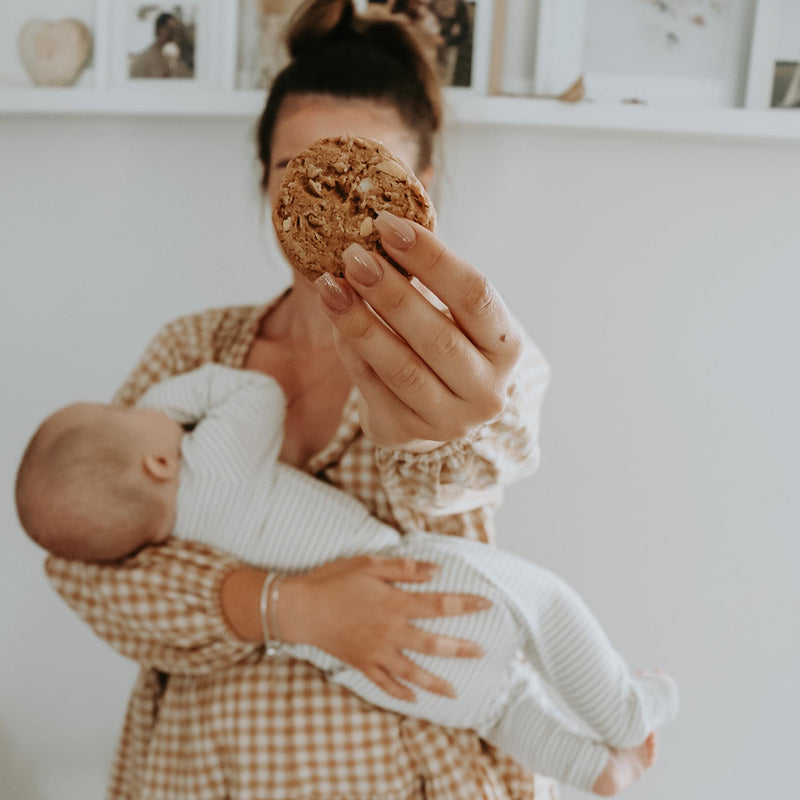 White Choc Chip & Macadamia Lactation Cookies