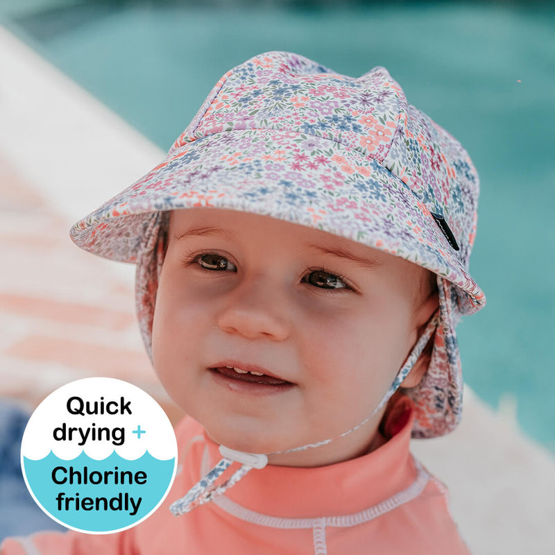 Kids Swim Legionnaire Beach Hat - Blossom