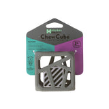 Chew Cube Teether Rattle - Grey