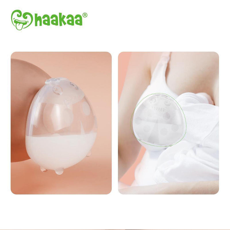 Haakaa Ladybug Milk Collector 2 pack with FREE Bluestone Carry Case