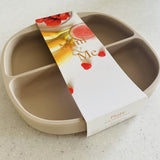 Mini & Me Divider Plate - Almond