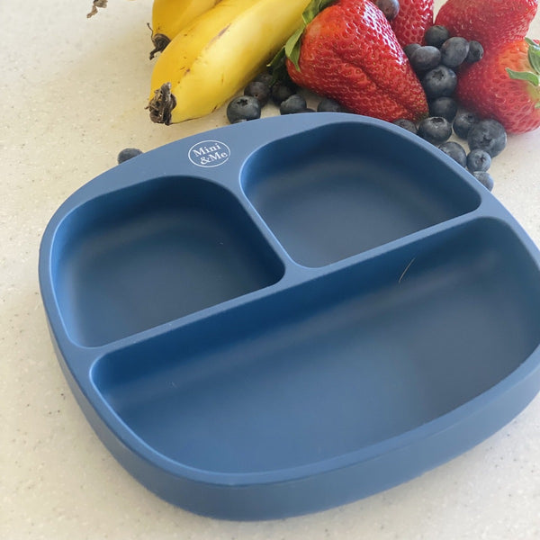 Mini & Me Divider Plate - Blueberry