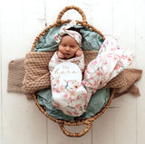 Large Organic Muslin Wraps 3 Pack - Camille/Milk/Fairytale