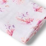 Organic Muslin Wrap - Coral