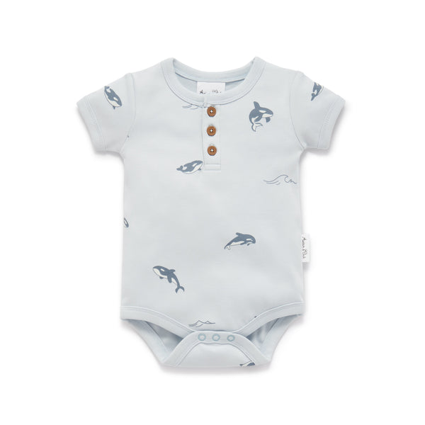 Orca AOP Henley Onesie