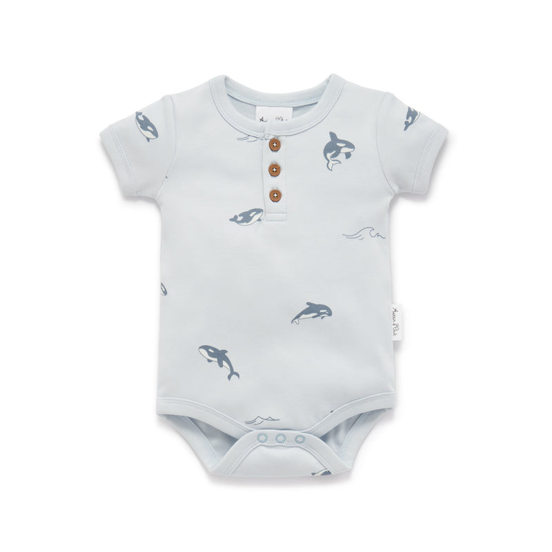 Orca AOP Henley Onesie