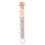 BIBS x LIBERTY Pacifier Clip - Eloise/Blush