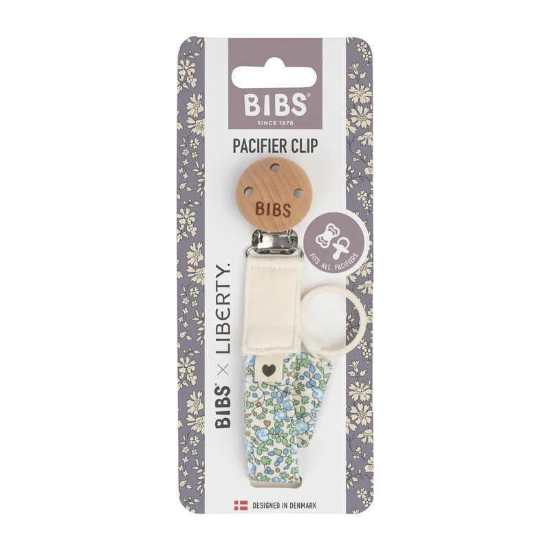 BIBS x LIBERTY Pacifier Clip - Eloise/Ivory