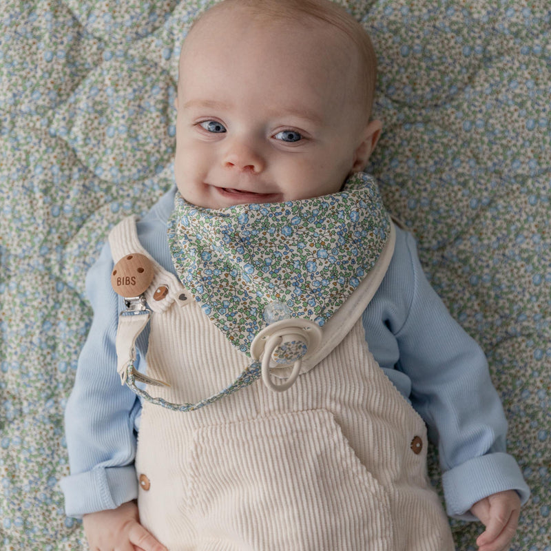 BIBS x LIBERTY Pacifier Clip - Eloise/Ivory