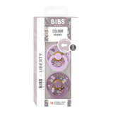 BIBS X LIBERTY pacifier - Latex | Chamomile/Lawn Violet Sky