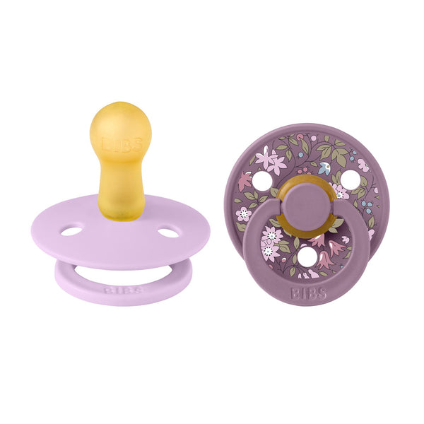 BIBS X LIBERTY pacifier - Latex | Chamomile/Lawn Violet Sky
