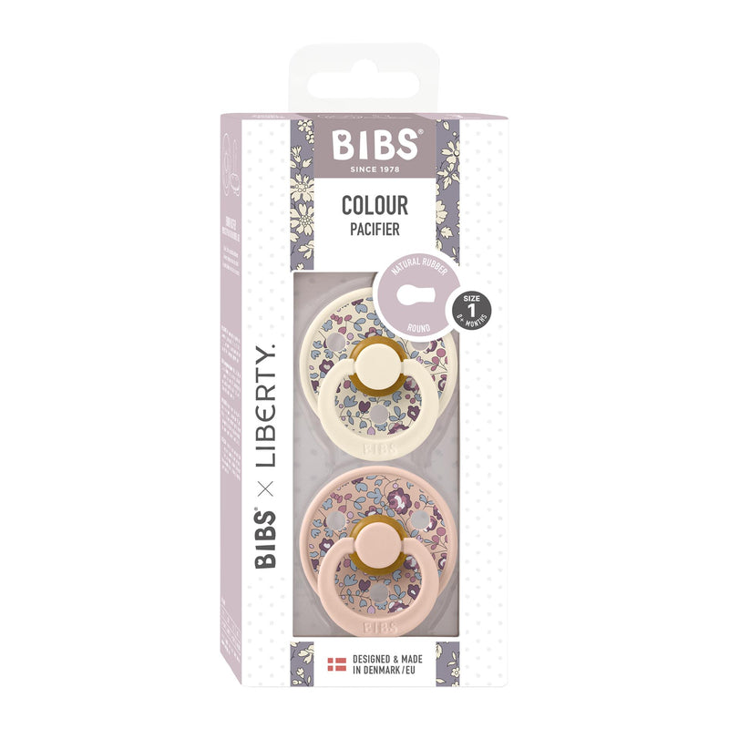 BIBS X LIBERTY pacifier - Latex | Liberty Eloise/Blush